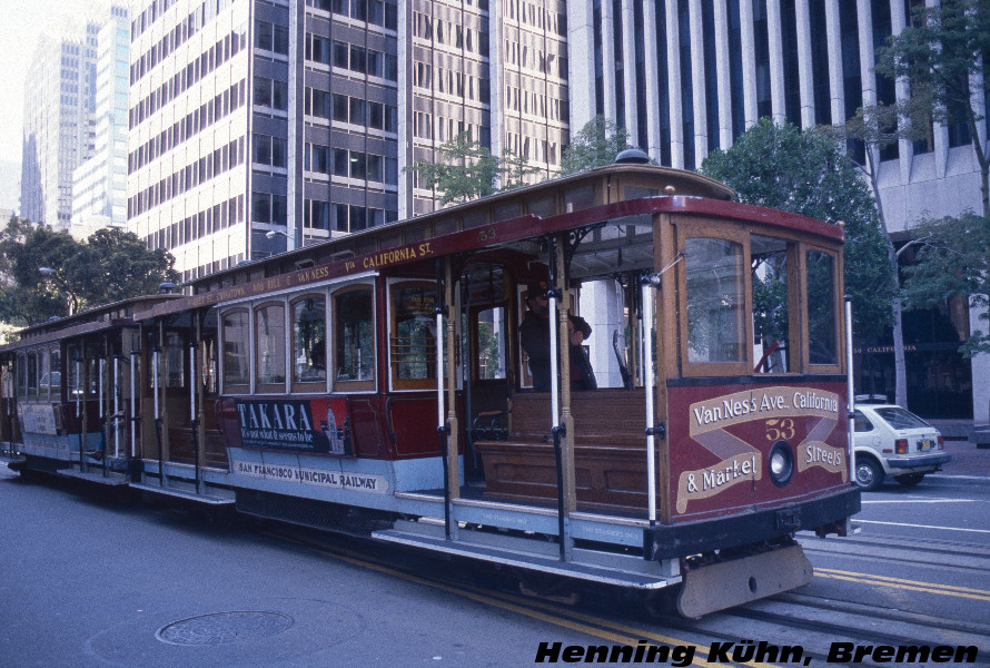 San Francisco Cable Car #53